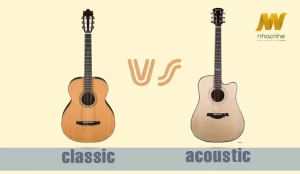 so sanh guitar classic va acoustic