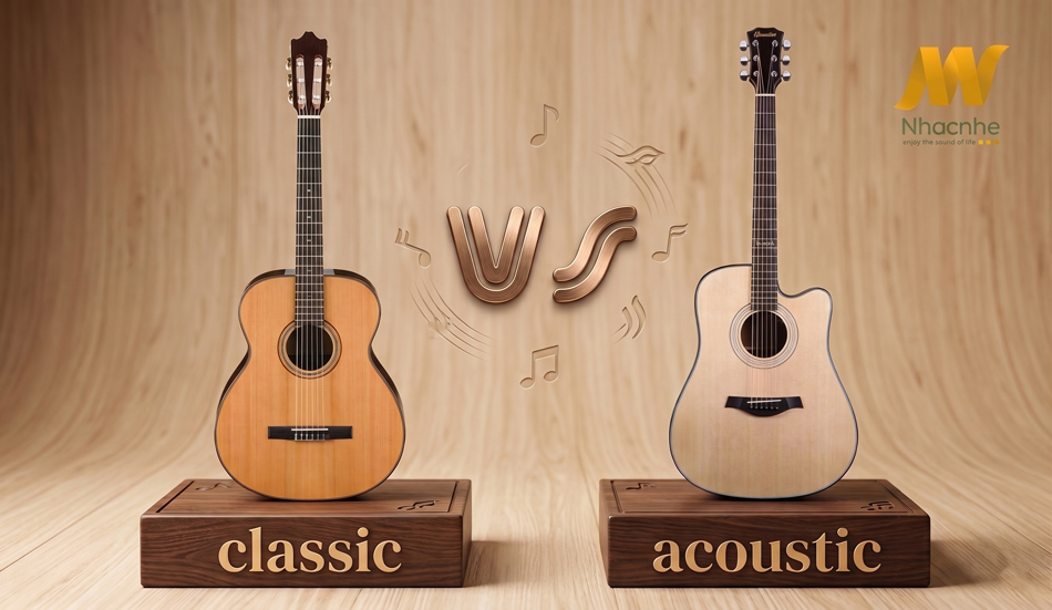 So Sánh Guitar Classic Và Guitar Acoustic